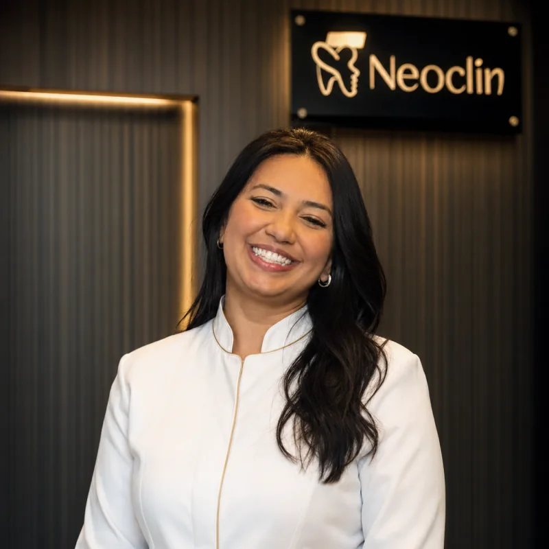 Dra. Bruna Sampaio, cirurgiã-dentista da Neoclin